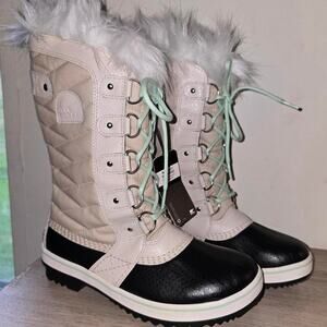 NWT Sorel Tofino II Waterproof Winter Boots - Fawn / Sea Sprite Size 7